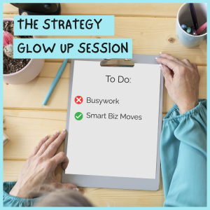 Strategy Glow Up session mockup