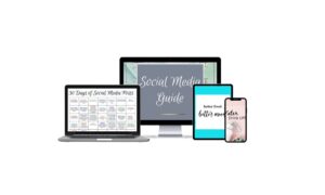 social media guide & calendar freebie